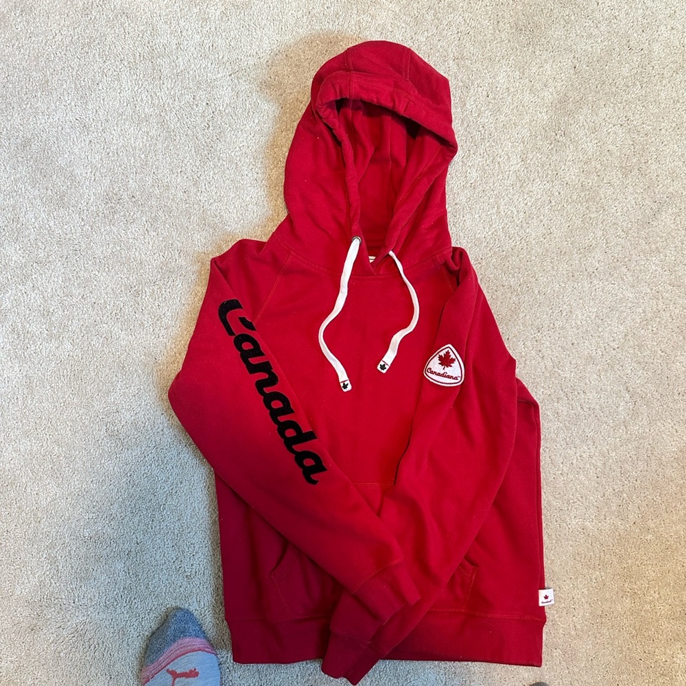 Canada Red Hoodie Sweater